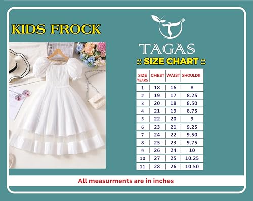 Image of TAGAS Dress for Girls II Baby Girl Dress||Frock for Girls|Casual wear for Kids Dresses||
