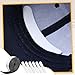 Outus 23 Pieces Hat Size Tape Reducer Hat Sizer Insert Foam Reducing Tape Roll self Adhesive (White)