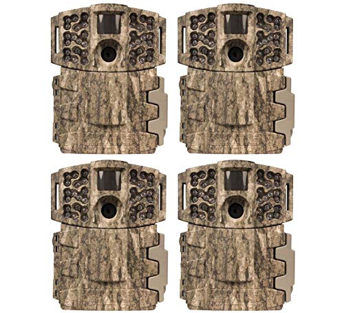 (4) Moultrie Low Glow 14MP Mini 888 Long Range Infrared Game Cameras | M-888