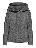 Only Nos Mujer Onlsedona Short Light Jacket Otw Chaqueta Not Applicable, Gris (Dark Grey Melange Dark Grey Melange), Medium