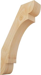 4"W x 14"D x 22"H Olympic Rough Sawn Knee Brace, Douglas Fir