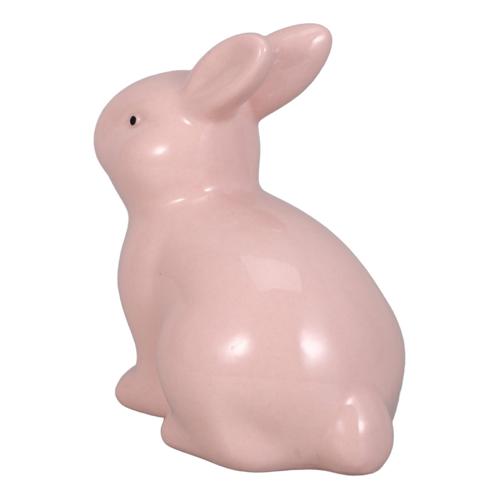 Tapa para tornillos de inodoro de conejo rosa, cubierta cerámica decorativa SHINEOFI