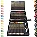 Matite Colorate Professionali da Disegno,migliori matite colorate kit da disegno,72 matite Colorate in astuccio portapenne grande capacità-Astuccio di Pastelli Colorati Professionali Adulti e Bambini
