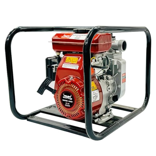 Image of Balwaan Krishi 1.5 Inch Outlet 98 CC Powerful 4 Stroke Petrol Engine Water Pump (Black) | for Agriculture, Construction, Water Supply and Draining Flooded Areas | Get 1 Engine Oil Bottle | WP-15R