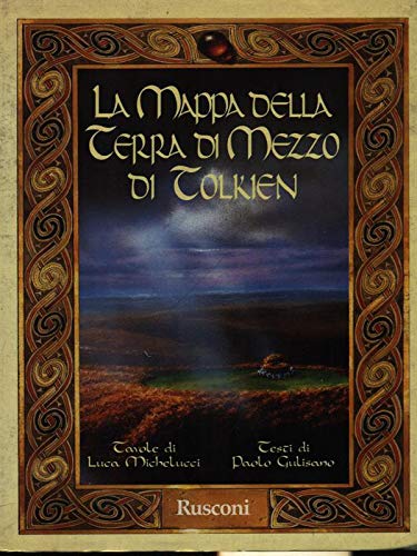 La mappa della Terra di mezzo di Tolkien