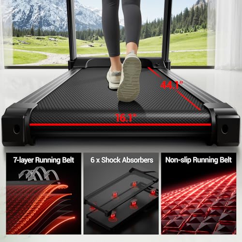 Image of LONTEK Electric Treadmill with 2%-20% Automatic Incline, 400lbs Capacity | 4.0HP Quiet Brushless Motor, Perfect for Home Office Workouts, Running, Jogging, Aand Daily Fitness Routines