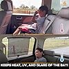 EcoNour Car Window Shades (4 Pack) | Retractable Roller Sunshade for Kids | Baby Window Shades for Offers Impeccable Sun Protection | Curtain Shades for Privacy Blackout | 15"x17" #5