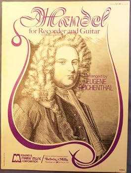 Sheet music Handel for Recorder (Soprano or Tenor) and Guitar Book