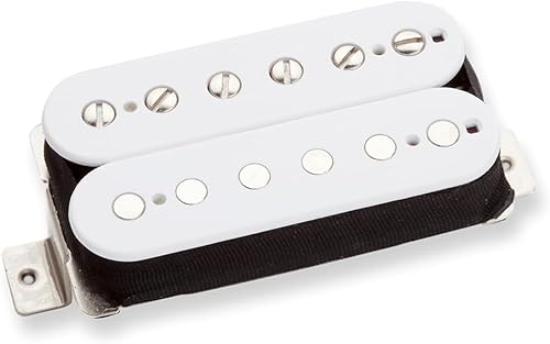 Miniatura 6 de Seymour Duncan Alnico II Pro Humbucker APH-1B Puente Inversa Zebra Negro -,Cubierta de níquel 4c Blindado,Blanco,Negro/Blanco,cubierta