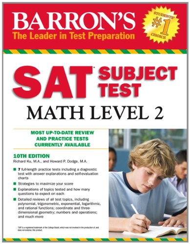 Barron's SAT Subject Test Math Level 2