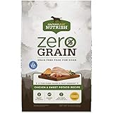 Rachael Ray Nutrish Zero Grain Natural Premium Dry Dog Food, Grain Free, Chicken & Sweet Potato, 14 Lbs
