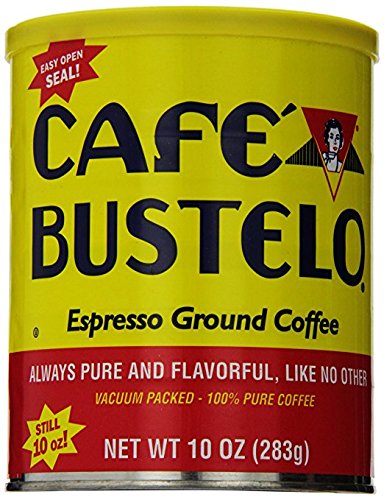 Cafe Bustelo Ground Coffee Can, Supreme Espresso Style, 10 Ounce (4)