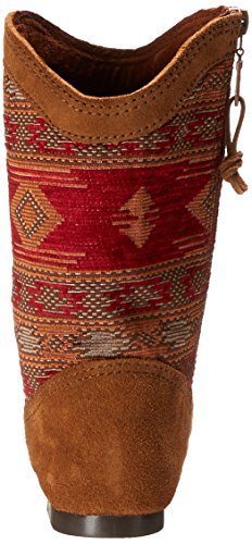 Minnetonka Baja, Stivali Mocassini Donna, Rosso