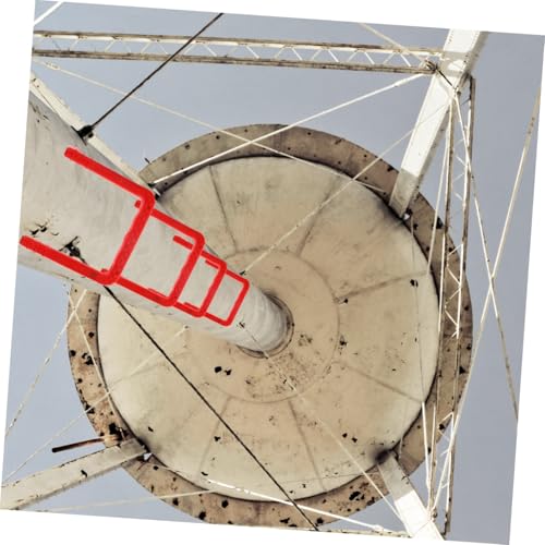 Escalera estable de plástico y acero para pozos y piscinas 2 piezas miniatura 4