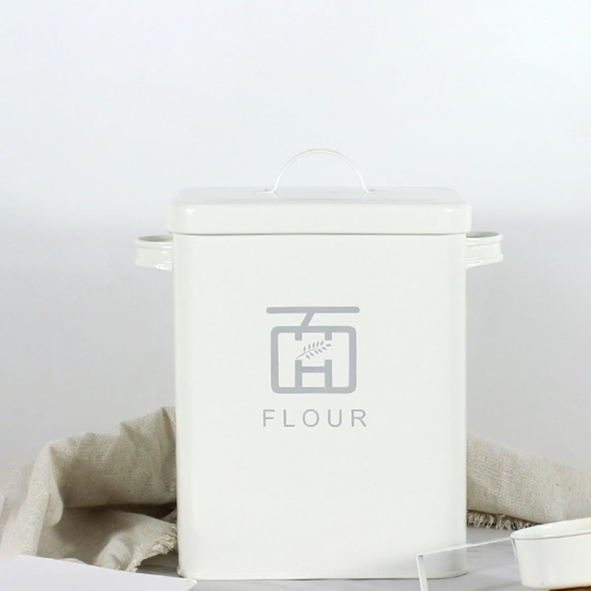 Cabilock Caja Cubo De Harina Recipientes Herméticos Para Alimentos Contenedores De Alimentos Dispensador De Alimentos Suministro De Cocina Productos Domésticos Planchar Arroz