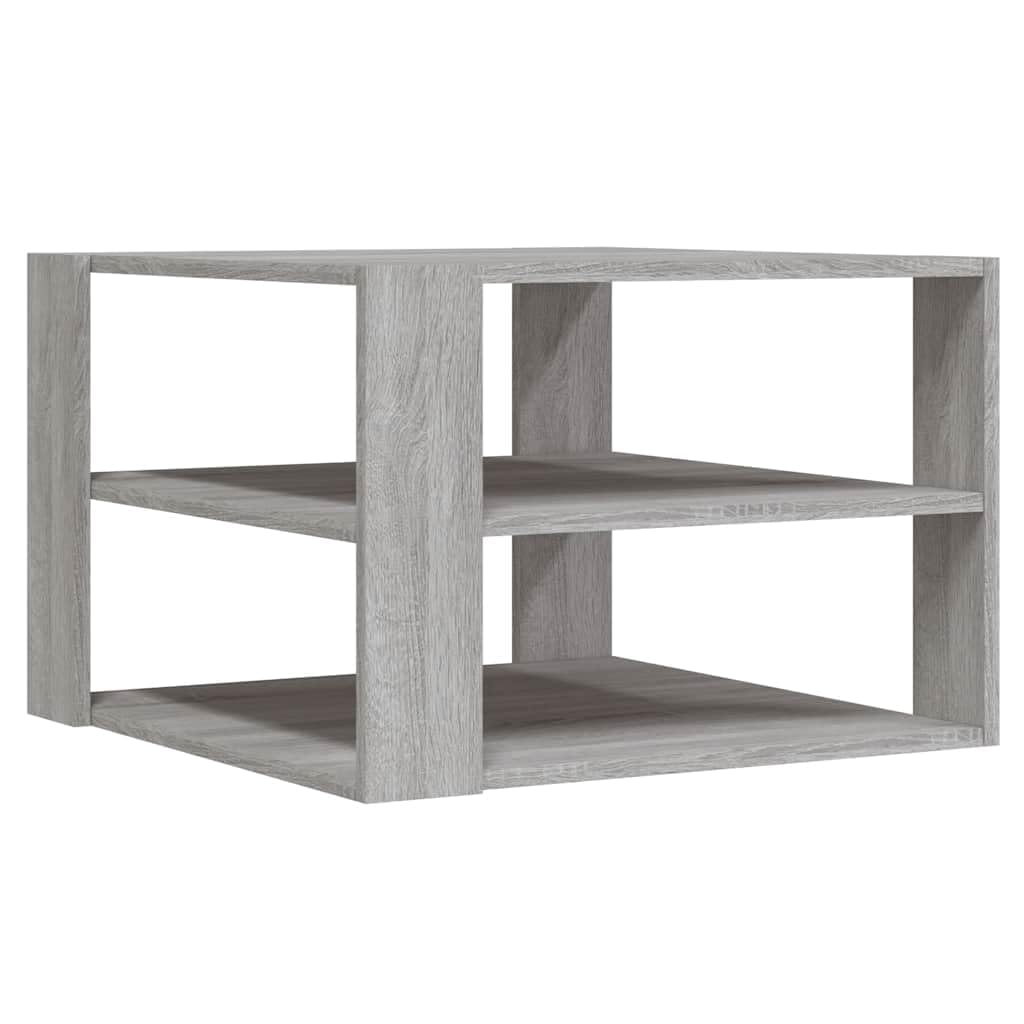 vidaXL Coffee Table, Side Table for Living Room Home Office Hallway, End Table for Decor, Sofa Table, Modern Style, Grey Sonoma Engineered Wood
