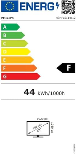 Philips 43HFL5114/12 TV 109 — šoninis vaizdas