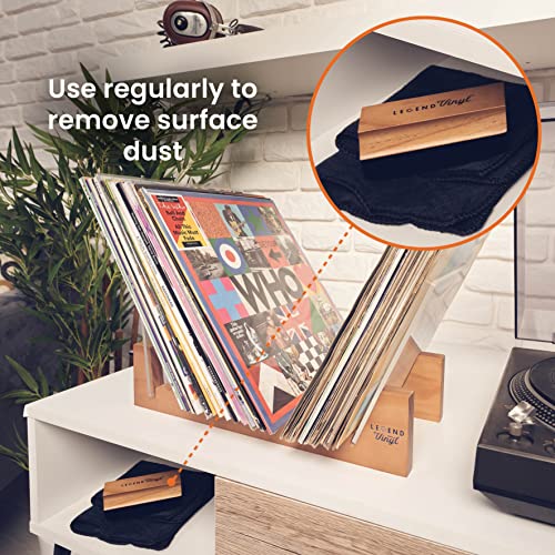 Legend Vinyl Brosse de nettoyage en vinyle avec manche en bois Antistatique pour un son optimal Longue durée sans plastique Noir LV3 - Les Beatles, Paul McCartney, John Lennon, RIngo Starr, George Harrison Legend Vinyl Brosse de nettoyage en vinyle avec manche en bois Antistatique pour un son optimal Longue durée sans plastique Noir LV3 – Image 7