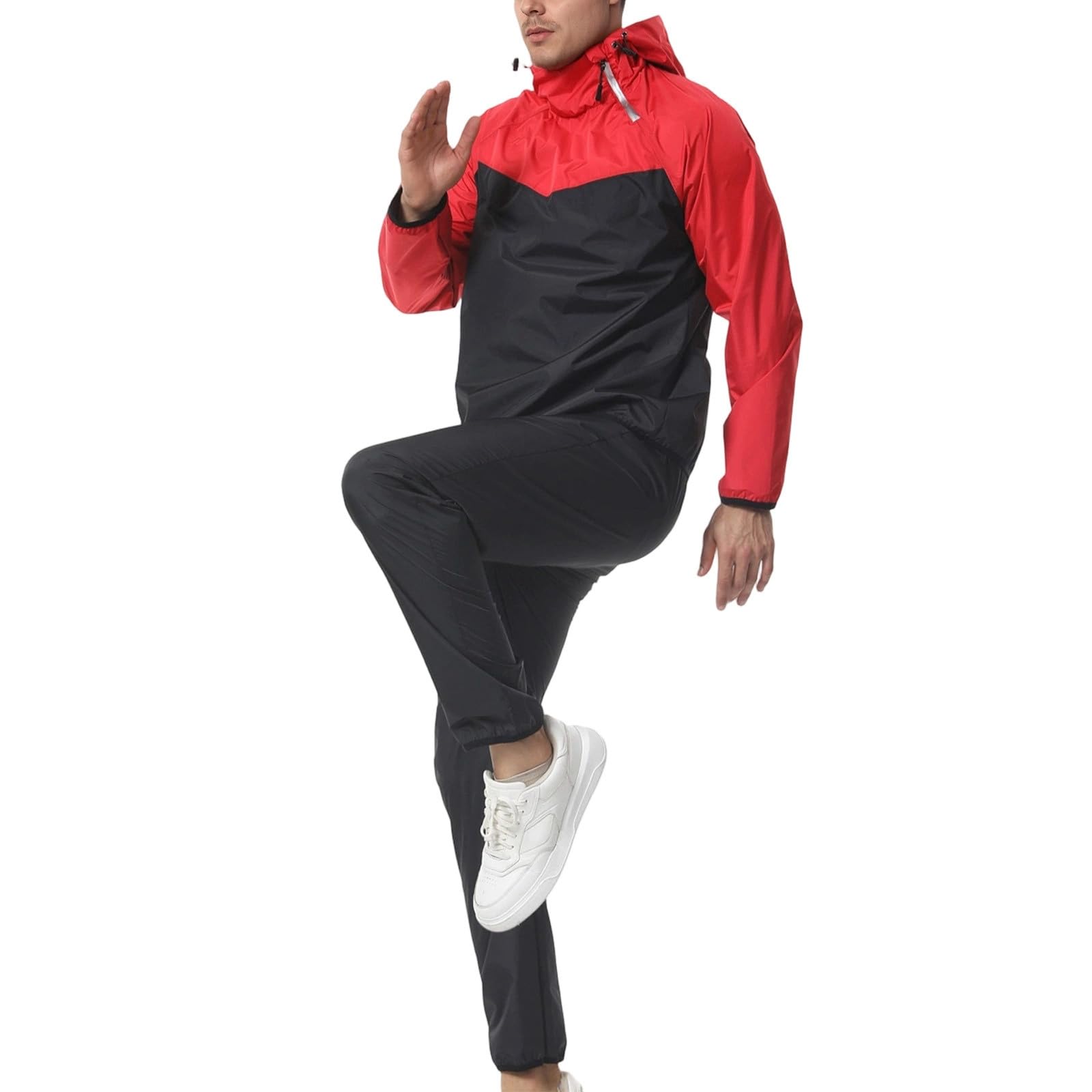 Traje de sudoración para adelgazar, camiseta de entrenamiento para quemar grasa, juego de sauna, chaqueta de sudoración para hombre, chaqueta deportiva, adelgazante, fitness