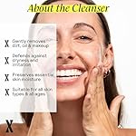 Face Wash - Gentle & Hydrating Face Cleanser for Sensitive Skin - Ceramides, Hyaluronic Acid & Glycerin - No Common Irritants - Non-Foaming - Soap Free - Fragrance Free - 7 Ounce - Image 4