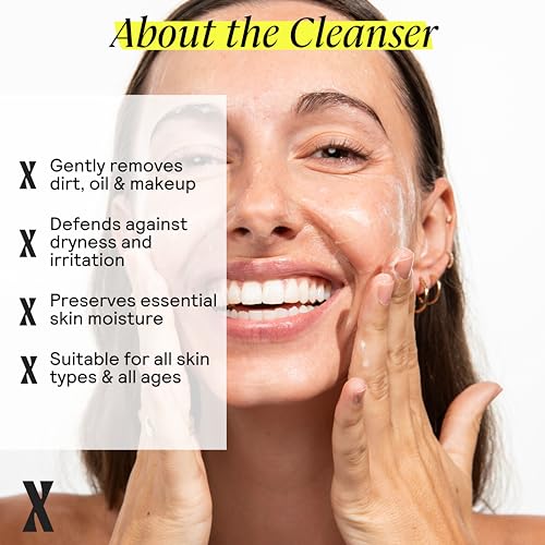 Face Wash - Gentle & Hydrating Face Cleanser for Sensitive Skin - Ceramides, Hyaluronic Acid & Glycerin - No Common Irritants - Non-Foaming - Soap Free - Fragrance Free - 7 Ounce - Image 5