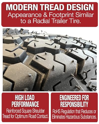 eCustomrim 2-Pack Trailer Tire Rim ST205/75D15 F78-15 205/75-15 Load Range C 5 Lug Silver Modular - 2 Year Warranty w/Free Roadside