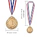 Favide 24 Pieces Gold Silver Bronze Award Medals-Winner Medals Gold Silver Bronze Prizes for Competitions, Party,Olympic Style, 2 Inches
