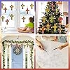 Sonwyoung 30 Sets Cross Suncatcher Craft Kit Christian Window Art Bulk with 10 Designs Paint Your Own Religious Stained Glass Crafts for Church Sunday Vbs Family Window Hanging Decoration #4