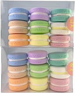 18 Pcs Fake Macarons Cake, Realistic Artificial Fake Macaronst Model Photography Props Home Decoration