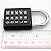 MINION 10 Digit Push Button Combination Padlock, 5 Digit Locking Mechanism