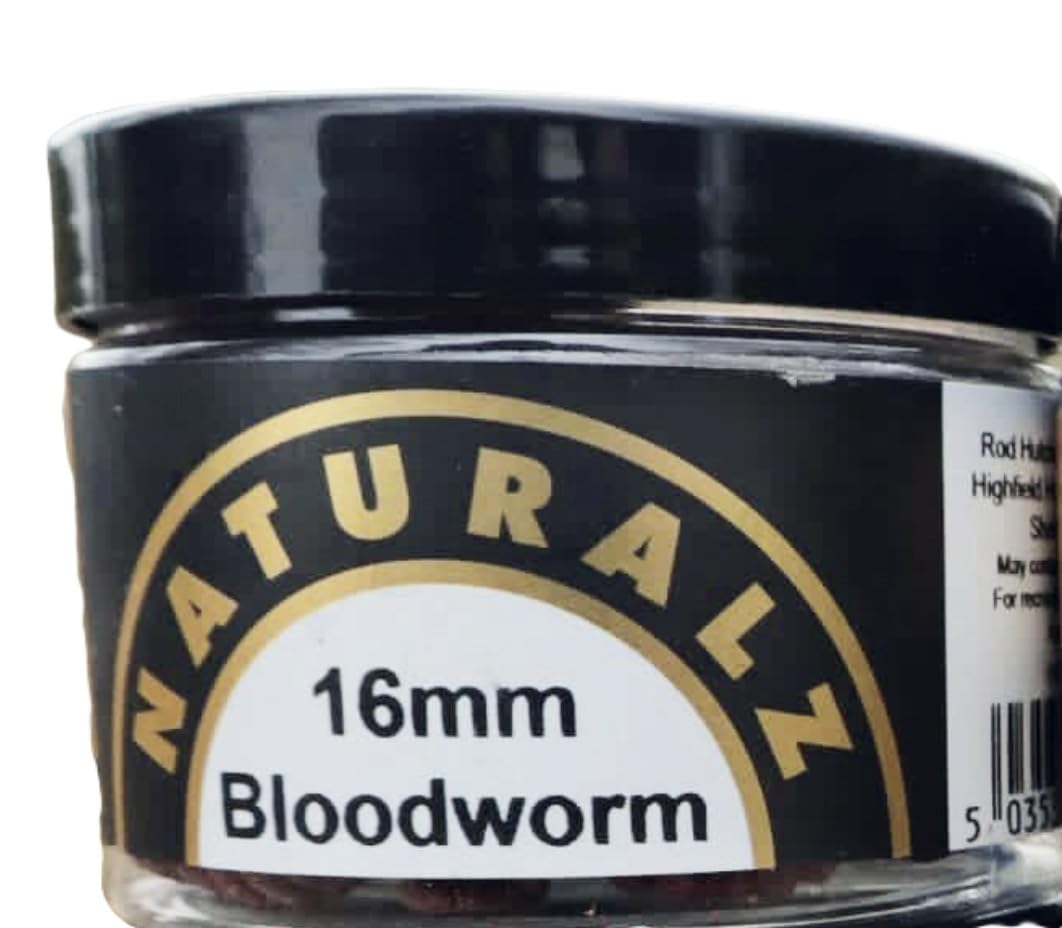Rod Hutchinson Naturalz Bloodworm Wafters 16mm Fishing Bait