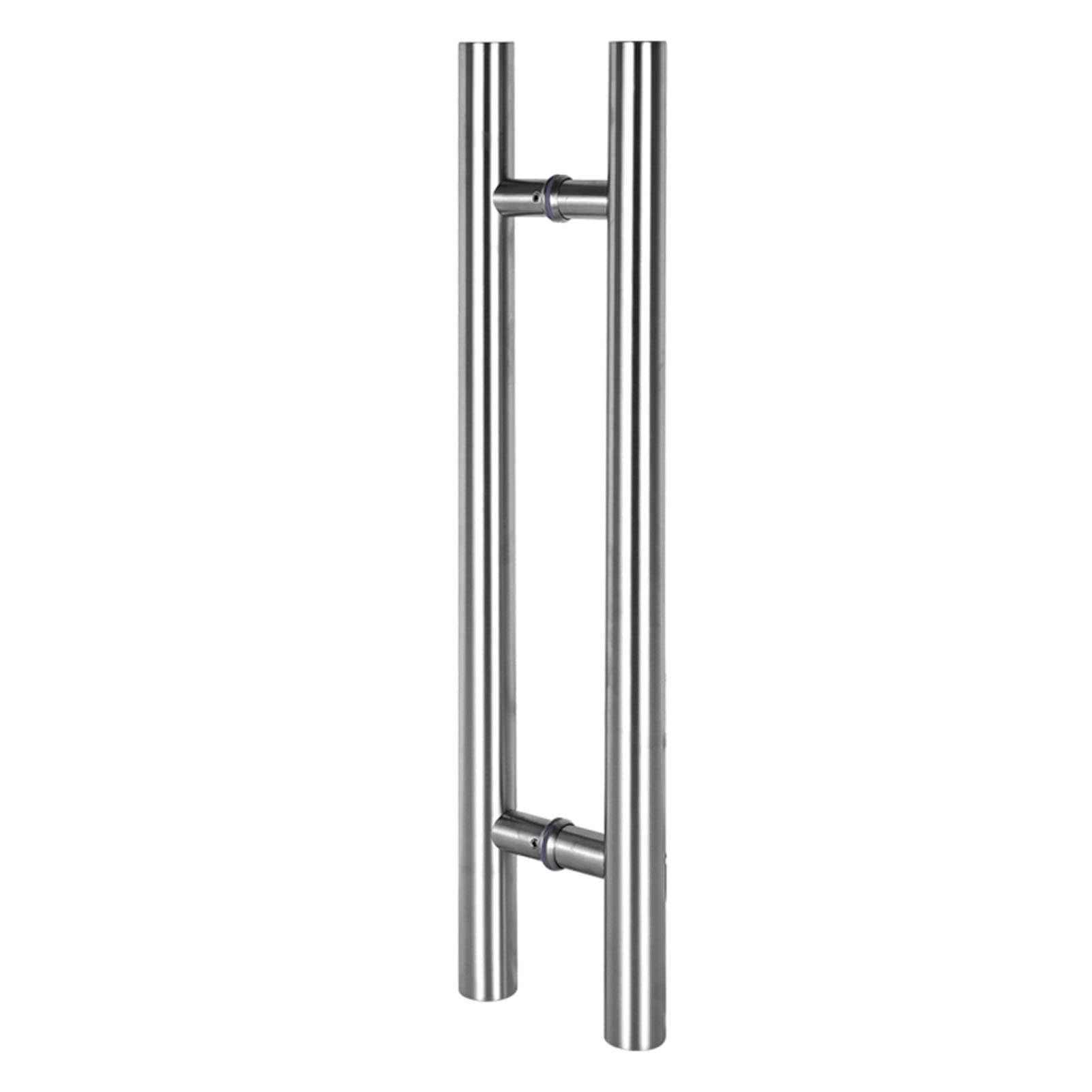 Gthtuhfd Commercial Entrance Door Handle,Glass Door Handle,Heavy Duty Stainless Steel Push Pull Door Hardware Set,Barn Door Handle For Gate,Garage,Sheds /90Cm,L:80cm/60Cm