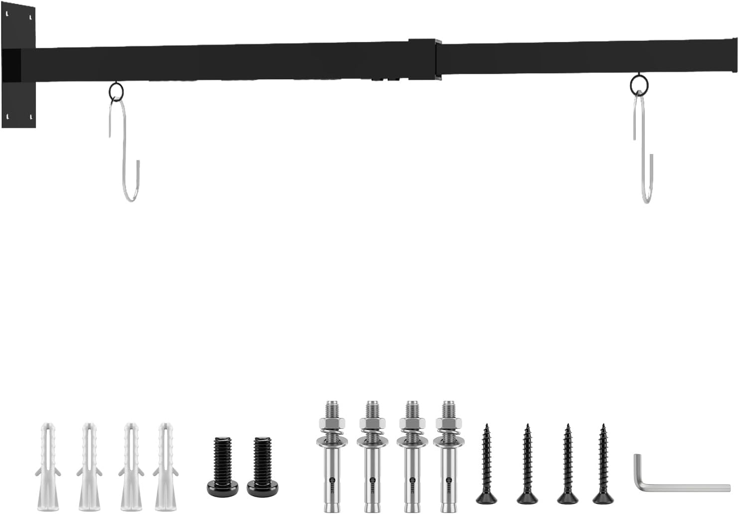 20"-28" Adjustable Hanging Sign Bracket,Modern Yard Sign Holdern Sign,Heavy Duty Mounting Brackets for Home Office Classroom