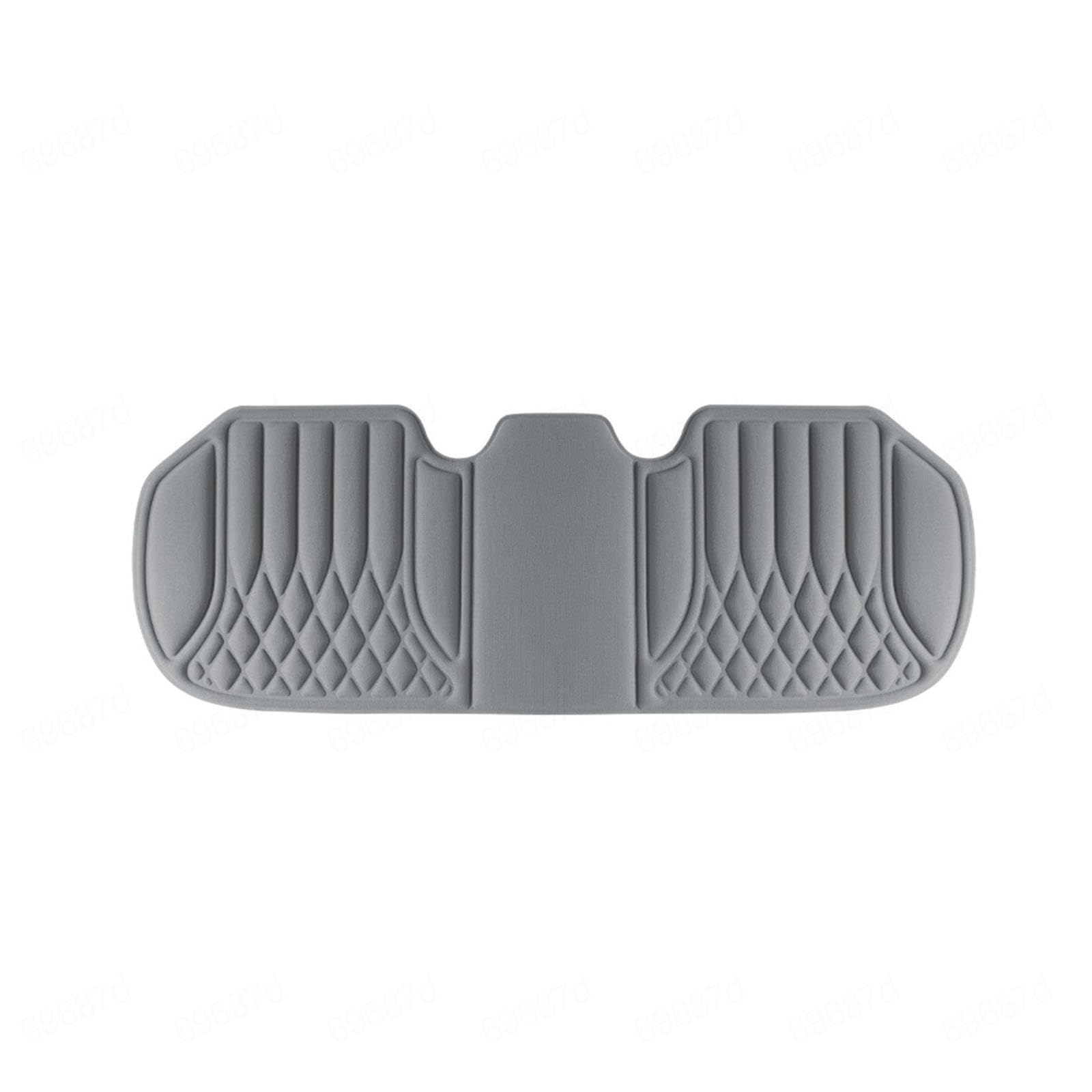 Cojín Asiento Coche Emulsión Cojín Antiescaras Silla de Ruedas Tejido de Refrigeración 3D Fina Transpirable y Cómoda Adecuado para Automóviles Sillas de Oficina Sillas de Ruedas etc,Gray-LongCushion