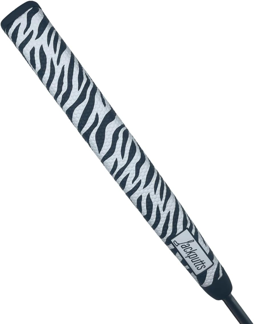 Jackputts Midsize Pistol Putter Grip - Golf Club Grips for Men, Women and Juniors - Multiple Designs to Bring Fun and Style to the Course