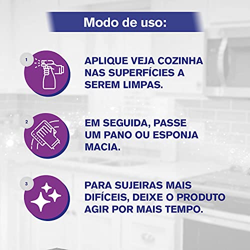 Veja Limpador Cozinha Cozinha Lavanda Trigger Promo 500Ml