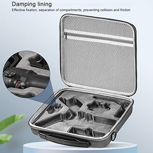 DJI RS 3 Mini Carrying Case,DJI RS 3 Mini Case Accessories Kit,Portable Shoulder Bag Travel Hard Shell Box with Double Zipper for DJI RS3 Mini - Image 2