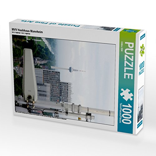 Preisvergleich Produktbild MVV Hochhaus Mannheim 1000 Teile Puzzle hoch