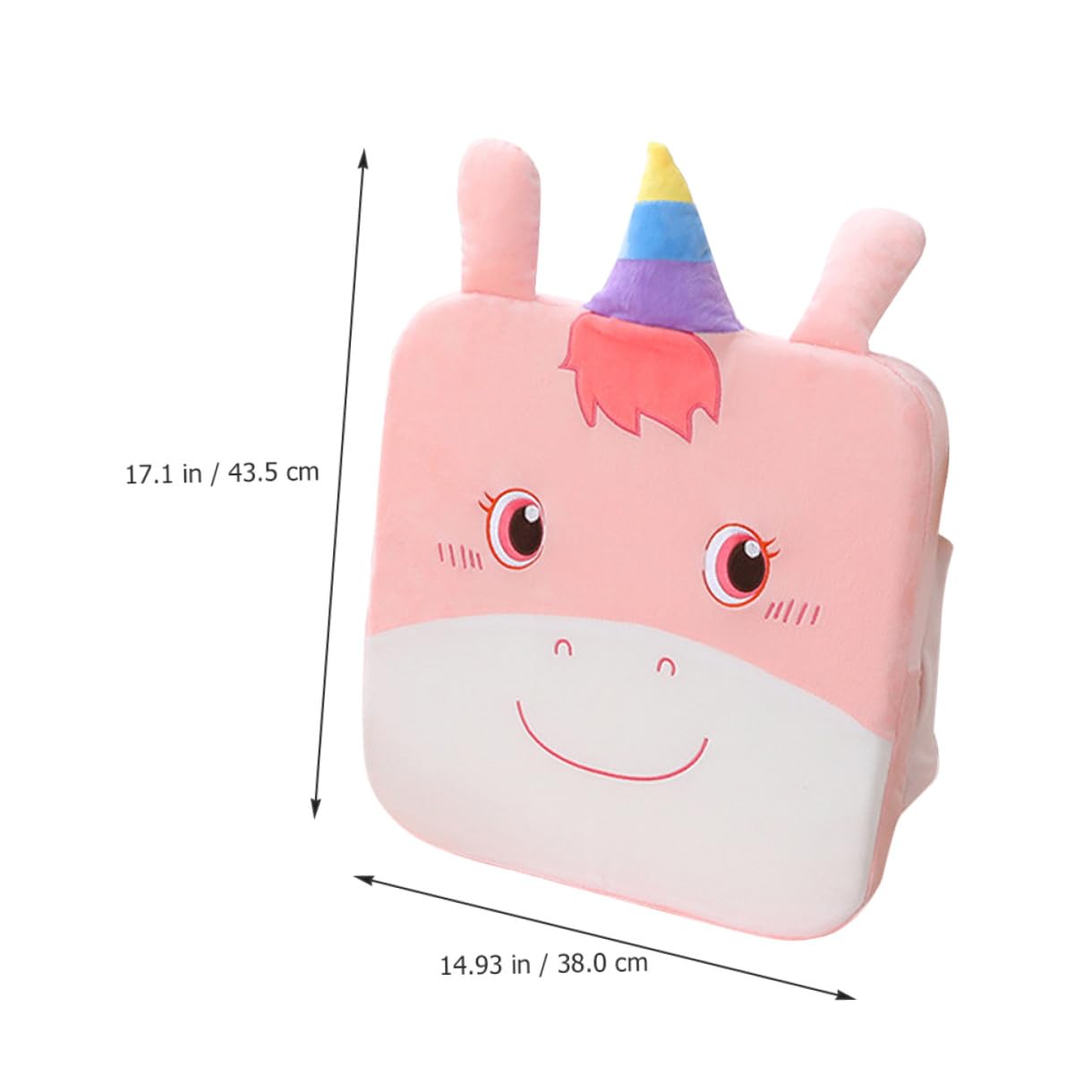 Toyvian Cuscino Alzasedia per Ragazzo Ragazza in Cotone Lavabile, Design Compatto Antiscivolo, Adatto alla Maggior Parte delle Sedie da Pranzo per Casa e Ristorante