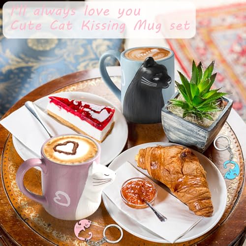 Bignosedeercouplegiftscutekissingcatmugmatchingcouplesstuffceramiccoffeemugsforweddinggiftsanniversaryengagementgiftforcouplescatlovers12oz Urban Country Home Decor Bignosedeer couple gifts cute kissing cat mug matching couples stuff ceramic coffee mugs for wedding gifts anniversary engagement gift for couples cat lovers 12oz urban country home decor