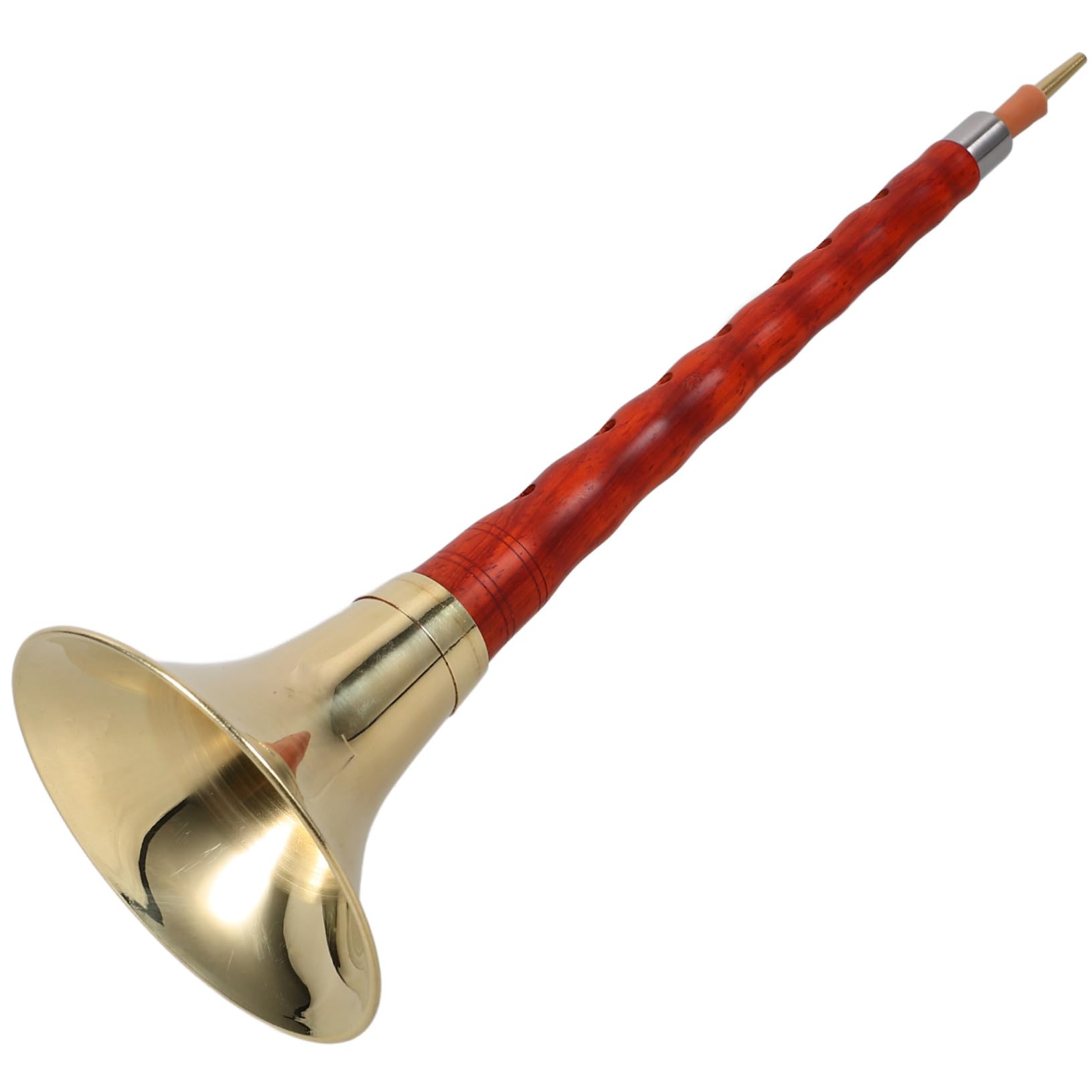 Suona in Legno Professionale in Ebano G Tono, Strumento a Fiato Tradizionale per Principianti e Adulti, Set Accessori e Suonata Melodiosa per Esecuzione Musicale Colore Casuale