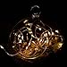 MythGeek 33ft 10-Meter 100leds Copper Wire LED Starry Novelty String Lights , AA Battery Powered LED Decor Rope Flexible lights for Seasonal Decorative Christmas Holiday Wedding Home Party (Warm White)