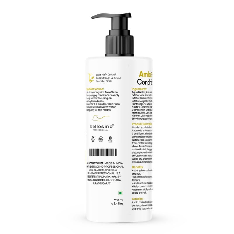 Image of Amla Conditioner With Natural Amla Extracts For Smooth Soft And Manageable Hair Suitable For All Hair Types-250 ML