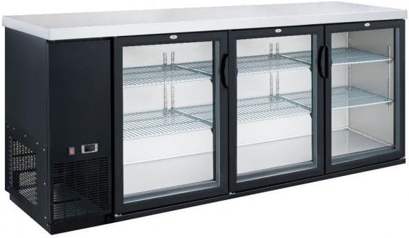 Dukers DBB72-H3 19.1 cu. ft. 3 Door Bar and Beverage Cooler, Hinge Doors