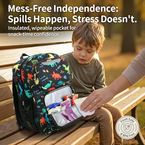 BrainyBees Dinosaur Backpack for Boys