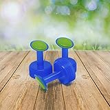  prademir Gießaufsatz für Flaschen Topf Bewässerung Flaschen Wasser Dosen Kleine Sprinkler Flasche Top Bewässerung Kunststoff Pflanze Gießaufsatz für Samen Sämling Garten (blau)
