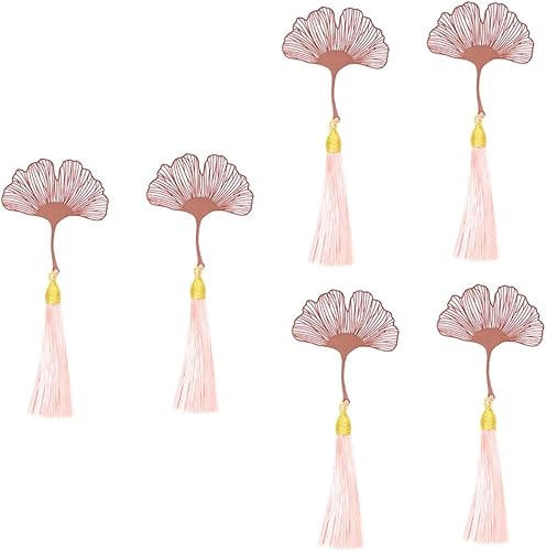 ONDIAN Beautiful Floral Bookmark Metal Bookmarks Plant Bookmark DIY Bookmark Metal Bookmarks with Stantique Book Mark Leaf Bookmarks DIY Book Mark