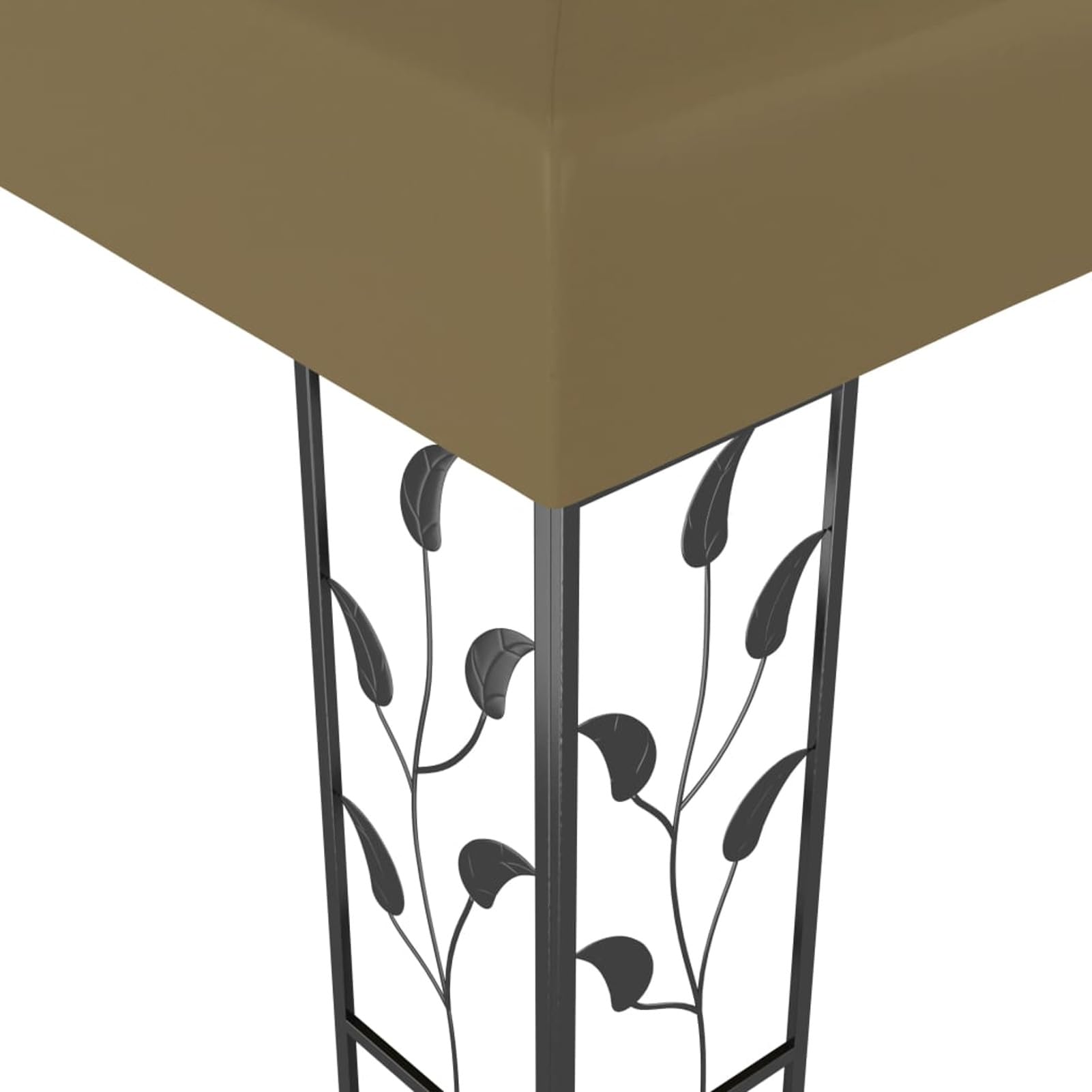 Gazebo 3x3 m Grigio Talpa 180 g/m²,Gazebo Pergola Con Telo Impermeabile Richiudibile E Struttura Rettangolare In Acciaio Inossidabile Ad Alta Densità,Per Arredo Giardino,Terrazzo e Attività Comm