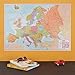 Maps International Large Political Europe Educational Wall Map Poster - Front Sheet Laminated - 33.1 x 46.8 inches