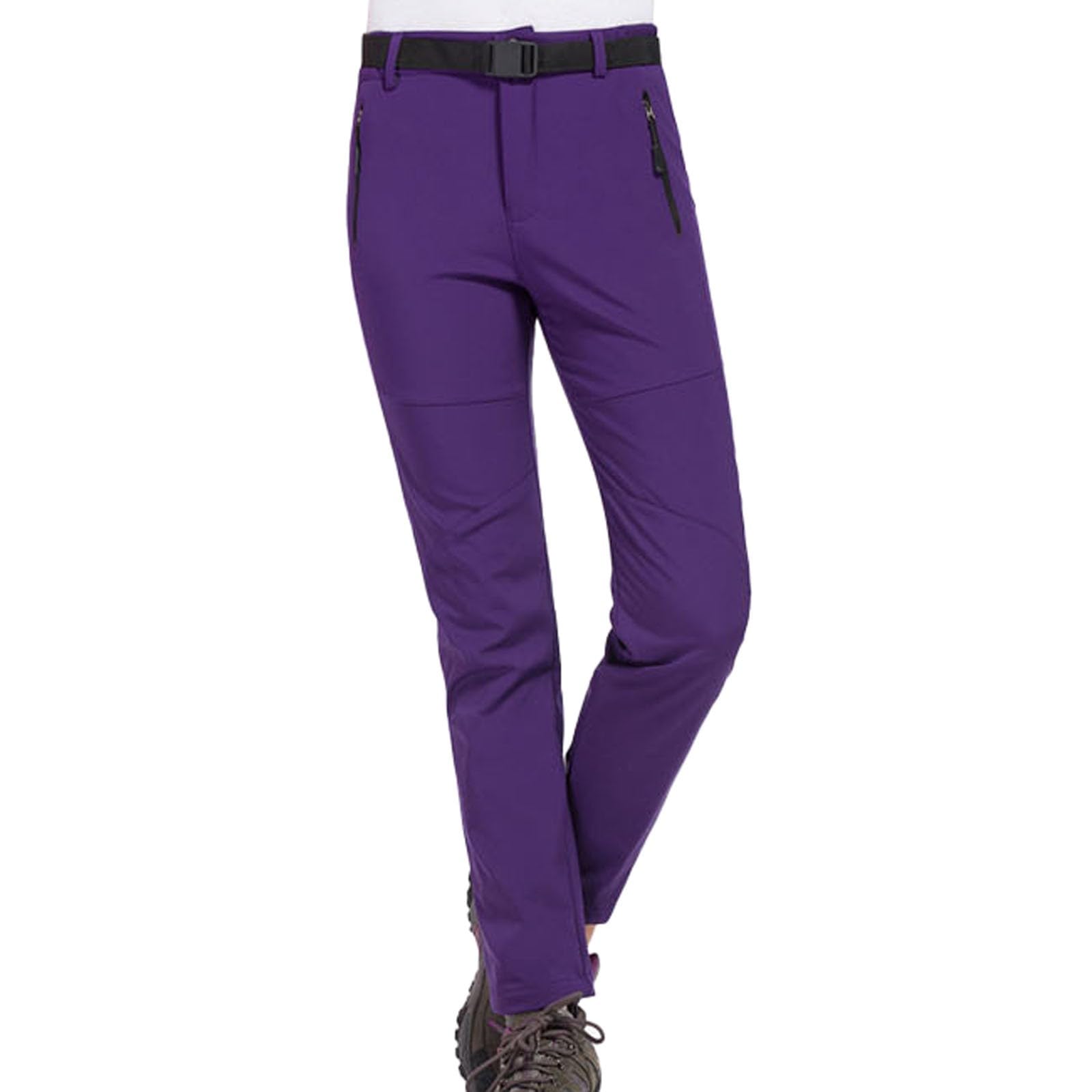 Sunnyuk Tute da Sci Donna Pantaloni Impermeabile Taglie Forti Pantalone da Neve Termici Tuta Invernale Snowboard Salopette Elasticizzati Montagna Sci Curvy